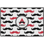 Mustache Print Door Mat - 36"x24" (Personalized)