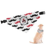 Mustache Print Dog Bandana - XLarge (Personalized)