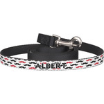 Mustache Print Dog Leash (Personalized)