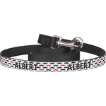 Mustache Print Dog Leash (Personalized)