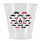 Mustache Print Plastic Shot Glasses - Front/Main