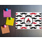 Mustache Print Rectangular Fridge Magnet - LIFESTYLE