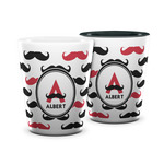 Mustache Print Ceramic Shot Glass - 1.5 oz (Personalized)