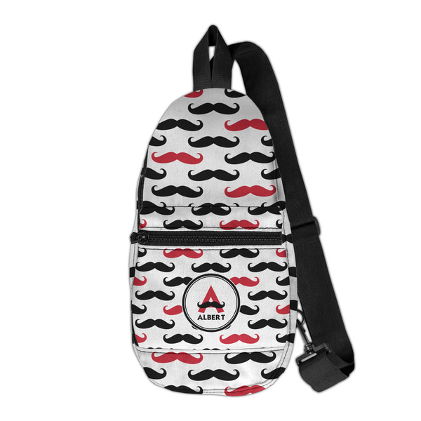 Custom Mustache Print Sling Bag (Personalized)