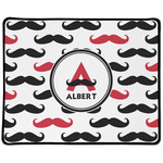 Mustache Print Large Gaming Mouse Pad - 12.5" x 10" (Personalized)