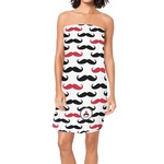 Mustache Print Spa / Bath Wrap (Personalized)