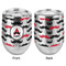 Mustache Print Stemless Wine Tumbler - Full Print - Approval