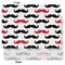 Mustache Print Tissue Paper - Heavyweight - Large - Front & Back