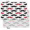 Mustache Print Tissue Paper - Heavyweight - Small - Front & Back