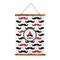 Mustache Print Wall Hanging Tapestry - Portrait - MAIN