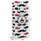 Mustache Print Wine Gift Bag - Dimensions