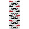 Mustache Print Wine Gift Bag - Gloss - Front