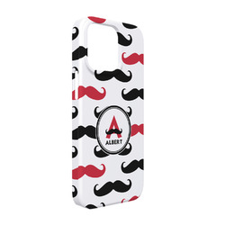 Mustache Print iPhone Case - Plastic - iPhone 13 (Personalized)