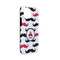 Mustache Print iPhone 13 Mini Tough Case - Angle