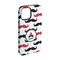 Mustache Print iPhone 15 Tough Case -  Angle