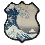 Great Wave off Kanagawa Iron On Shield Patch C