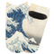 Great Wave off Kanagawa Adult Ankle Socks - Single Pair - Front and Back