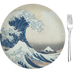 Great Wave off Kanagawa Glass Appetizer / Dessert Plate 8"