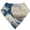 Great Wave off Kanagawa Bandana Folded Flat