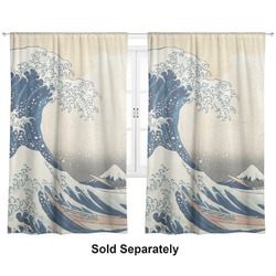 Great Wave off Kanagawa Curtain Panel - Custom Size