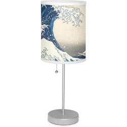 Great Wave off Kanagawa 7" Drum Lamp with Shade Polyester