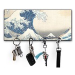 Great Wave off Kanagawa Key Hanger w/ 4 Hooks