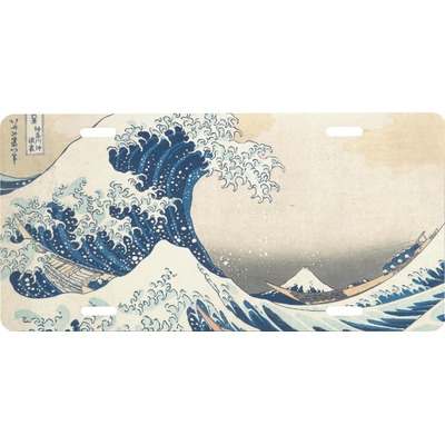 Custom Great Wave off Kanagawa Front License Plate | YouCustomizeIt