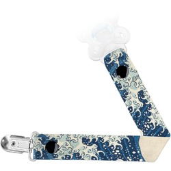 Great Wave off Kanagawa Pacifier Clip