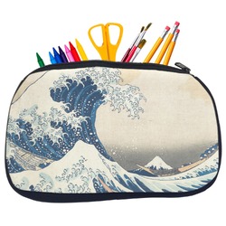 Great Wave off Kanagawa Neoprene Pencil Case - Medium