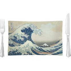 Great Wave off Kanagawa Glass Rectangular Lunch / Dinner Plate