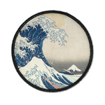 Great Wave off Kanagawa Iron On Round Patch