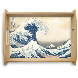 Great Wave off Kanagawa Natural Wooden Tray - Large