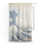 Great Wave off Kanagawa Sheer Curtain