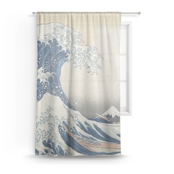 Great Wave off Kanagawa Sheer Curtain - 50"x84"