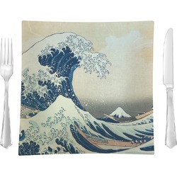 Great Wave off Kanagawa Glass Square Lunch / Dinner Plate 9.5"