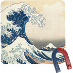 Great Wave off Kanagawa Square Fridge Magnet