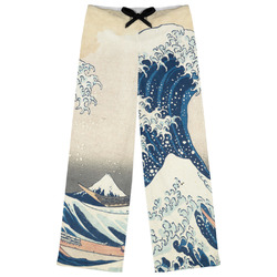 Great Wave off Kanagawa Womens Pajama Pants - S