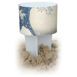 Great Wave off Kanagawa White Beach Spiker Drink Holder