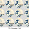 Great Wave off Kanagawa 1" Multipurpose Round Labels - Sheet