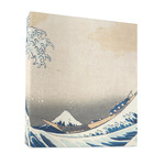 Great Wave off Kanagawa 3 Ring Binder - Full Wrap - 1"