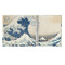 Great Wave off Kanagawa 3 Ring Binders - Full Wrap - 1" - OPEN INSIDE