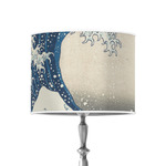 Great Wave off Kanagawa 8" Drum Lamp Shade - Poly-film