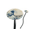 Great Wave off Kanagawa Black Plastic 7" Stir Stick - Oval - Closeup