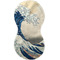 Great Wave off Kanagawa Burp Peanut Shaped Flat