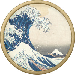 Great Wave off Kanagawa Cabinet Knob - Gold