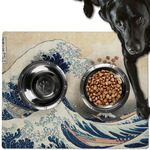 Great Wave off Kanagawa Dog Food Mat - Large