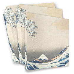 Great Wave off Kanagawa 3 Ring Binder - Full Wrap