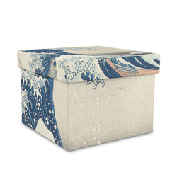 Great Wave off Kanagawa Gift Box with Lid - Canvas Wrapped - Medium