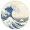 Great Wave off Kanagawa Icing Circle - Small - Single