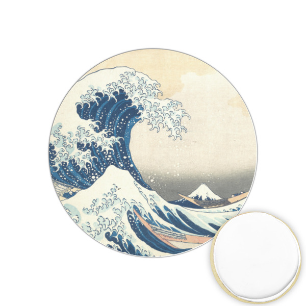 Custom Great Wave off Kanagawa Printed Cookie Topper - 1.25"